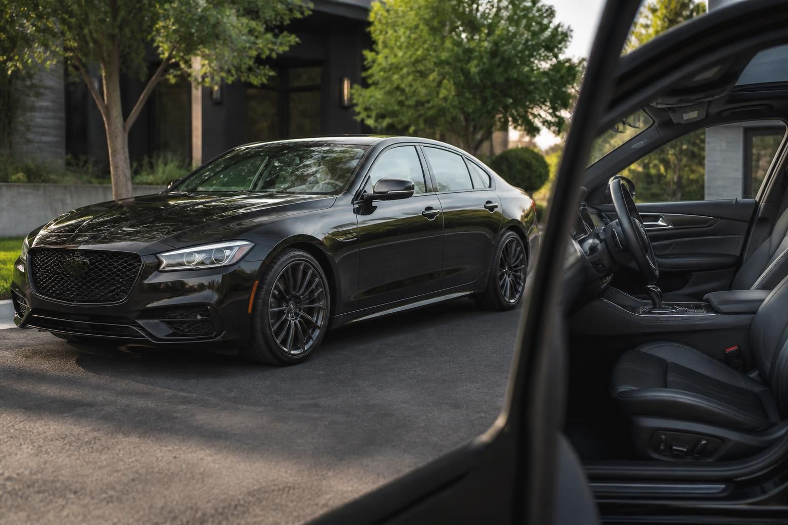 Fully detailed vehicle showing clean interior and exterior results.